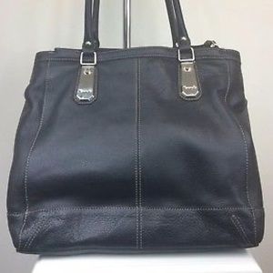 Women’s Tignanello Large Black Tote Handbag